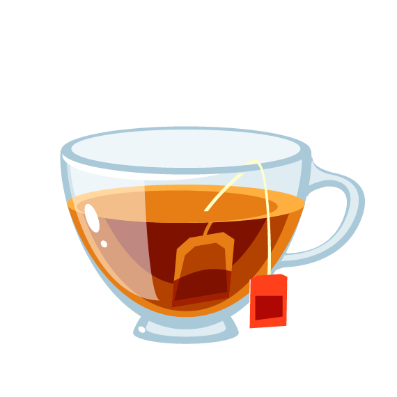 a glass of